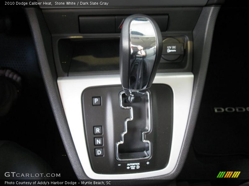 Stone White / Dark Slate Gray 2010 Dodge Caliber Heat