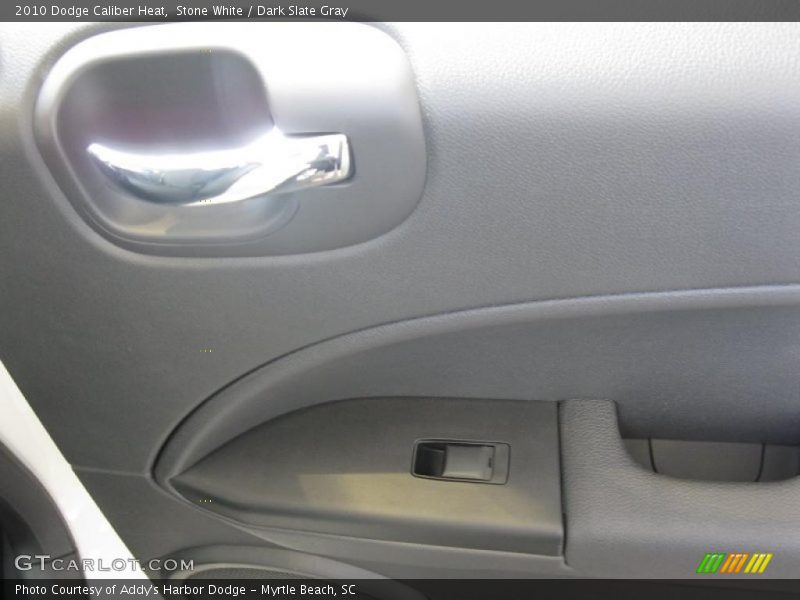 Stone White / Dark Slate Gray 2010 Dodge Caliber Heat