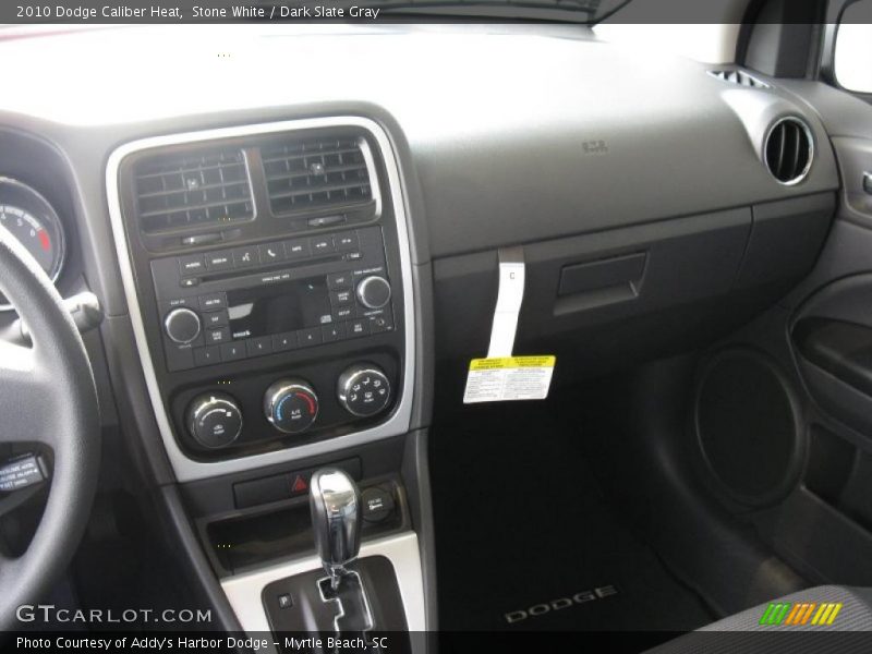 Stone White / Dark Slate Gray 2010 Dodge Caliber Heat