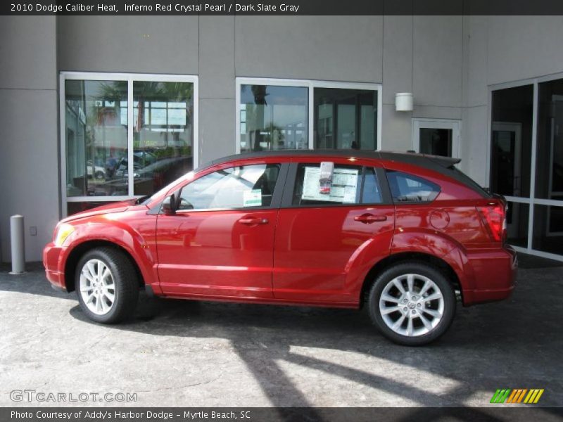 Inferno Red Crystal Pearl / Dark Slate Gray 2010 Dodge Caliber Heat