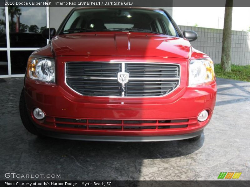 Inferno Red Crystal Pearl / Dark Slate Gray 2010 Dodge Caliber Heat
