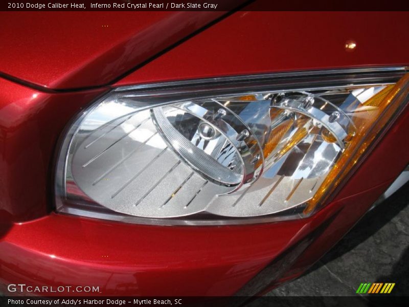 Inferno Red Crystal Pearl / Dark Slate Gray 2010 Dodge Caliber Heat