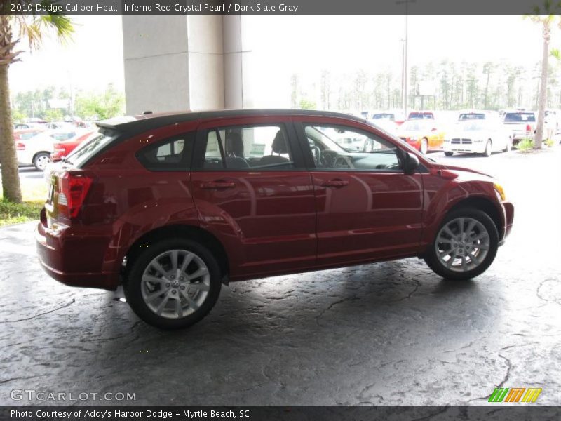 Inferno Red Crystal Pearl / Dark Slate Gray 2010 Dodge Caliber Heat