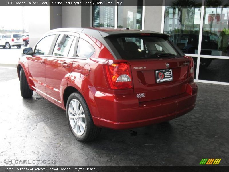 Inferno Red Crystal Pearl / Dark Slate Gray 2010 Dodge Caliber Heat