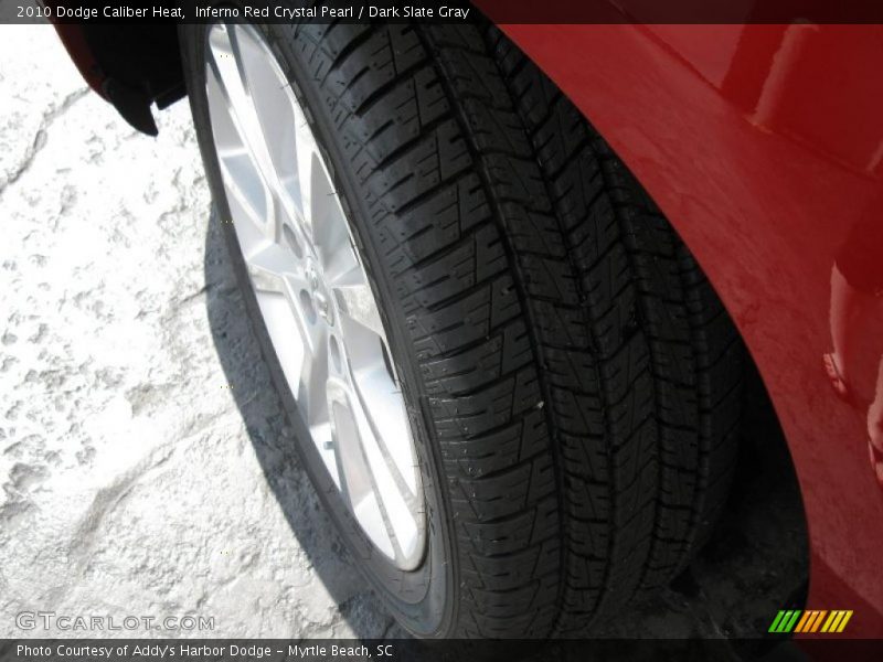 Inferno Red Crystal Pearl / Dark Slate Gray 2010 Dodge Caliber Heat