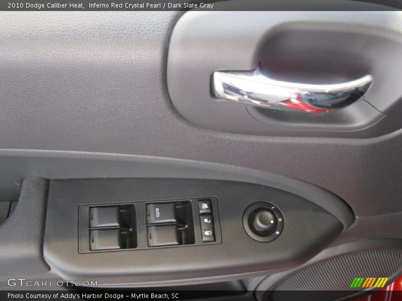 Inferno Red Crystal Pearl / Dark Slate Gray 2010 Dodge Caliber Heat