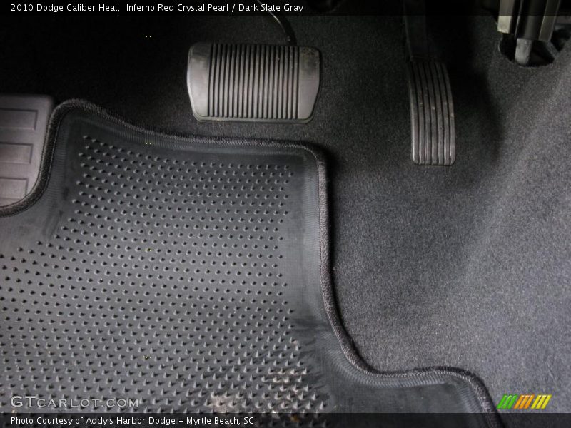 Inferno Red Crystal Pearl / Dark Slate Gray 2010 Dodge Caliber Heat
