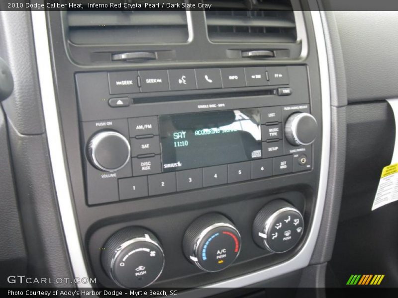 Inferno Red Crystal Pearl / Dark Slate Gray 2010 Dodge Caliber Heat