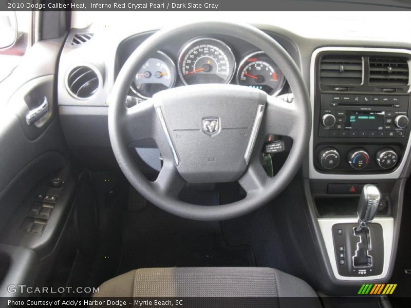 Inferno Red Crystal Pearl / Dark Slate Gray 2010 Dodge Caliber Heat