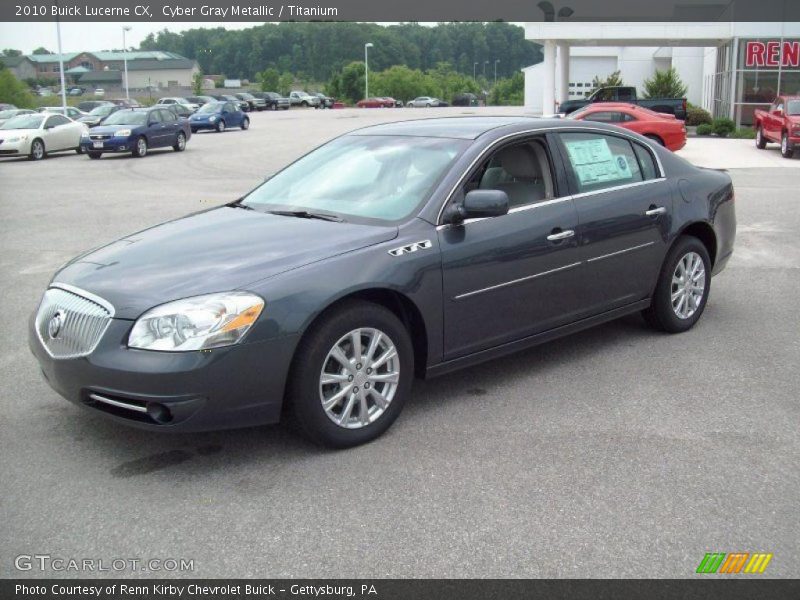 Cyber Gray Metallic / Titanium 2010 Buick Lucerne CX