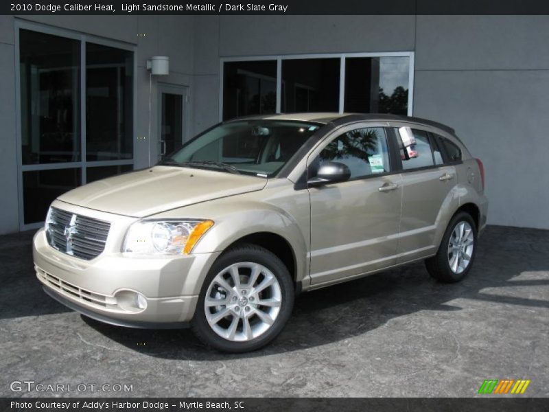 Light Sandstone Metallic / Dark Slate Gray 2010 Dodge Caliber Heat