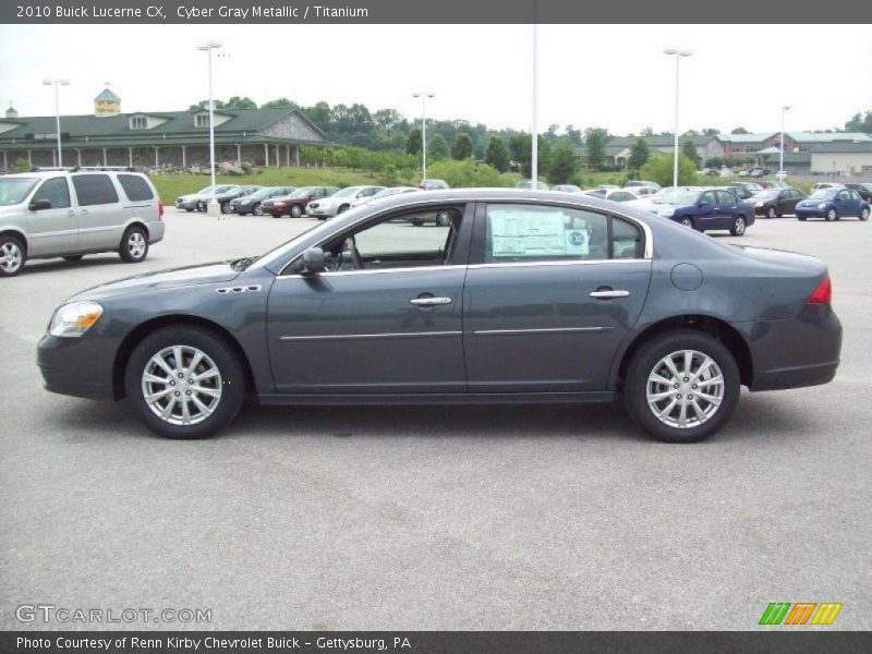 Cyber Gray Metallic / Titanium 2010 Buick Lucerne CX