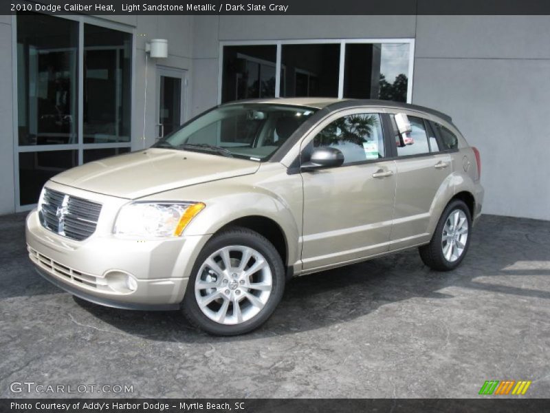 Light Sandstone Metallic / Dark Slate Gray 2010 Dodge Caliber Heat