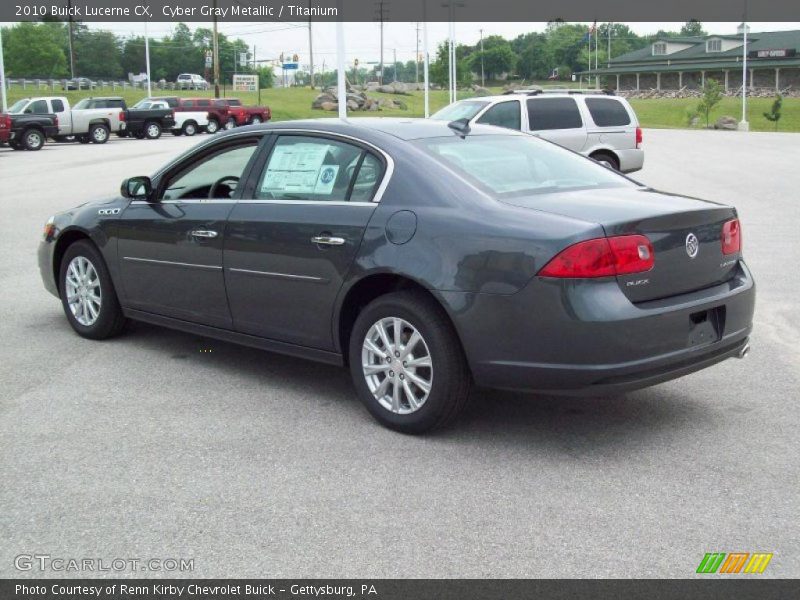 Cyber Gray Metallic / Titanium 2010 Buick Lucerne CX