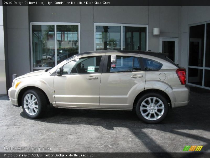 Light Sandstone Metallic / Dark Slate Gray 2010 Dodge Caliber Heat