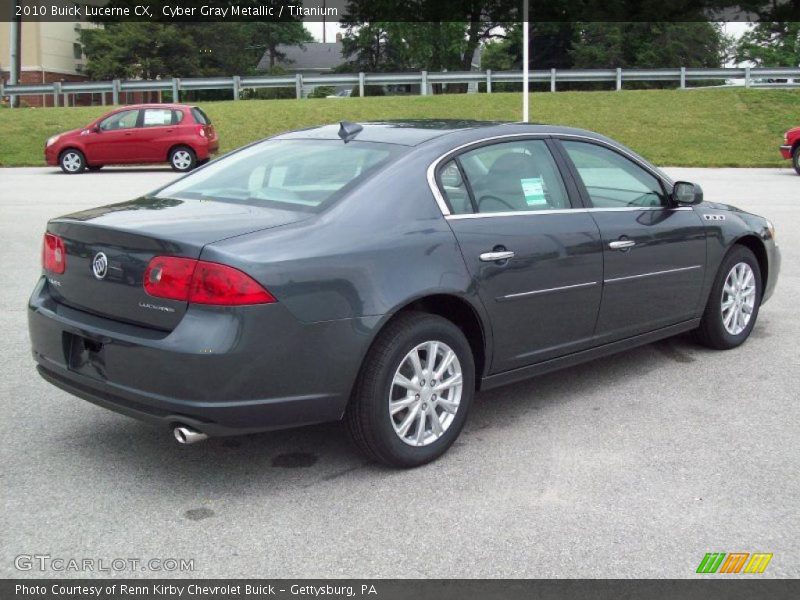 Cyber Gray Metallic / Titanium 2010 Buick Lucerne CX