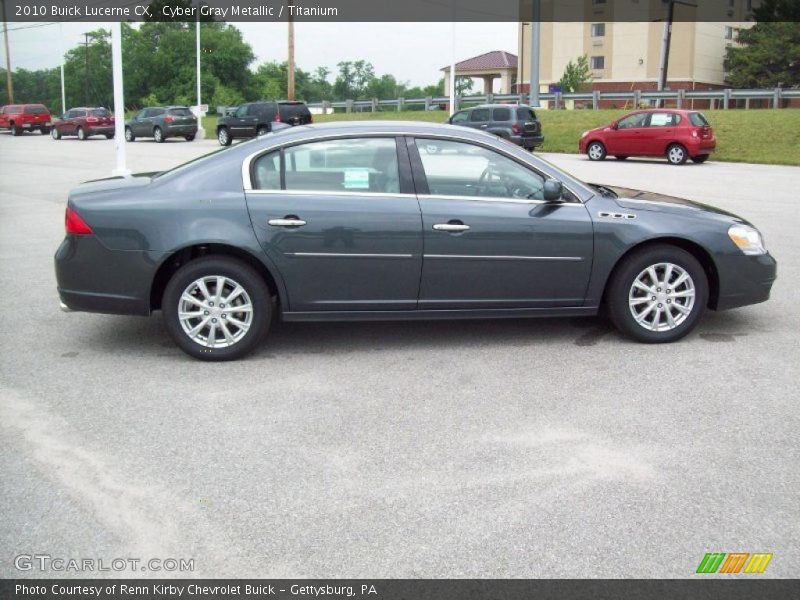 Cyber Gray Metallic / Titanium 2010 Buick Lucerne CX