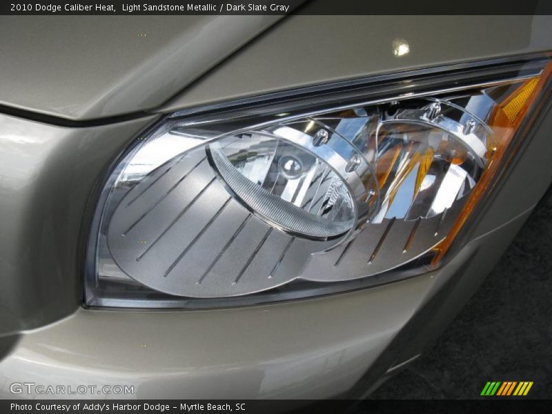 Light Sandstone Metallic / Dark Slate Gray 2010 Dodge Caliber Heat