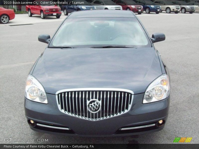 Cyber Gray Metallic / Titanium 2010 Buick Lucerne CX