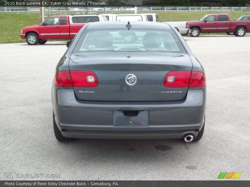 Cyber Gray Metallic / Titanium 2010 Buick Lucerne CX