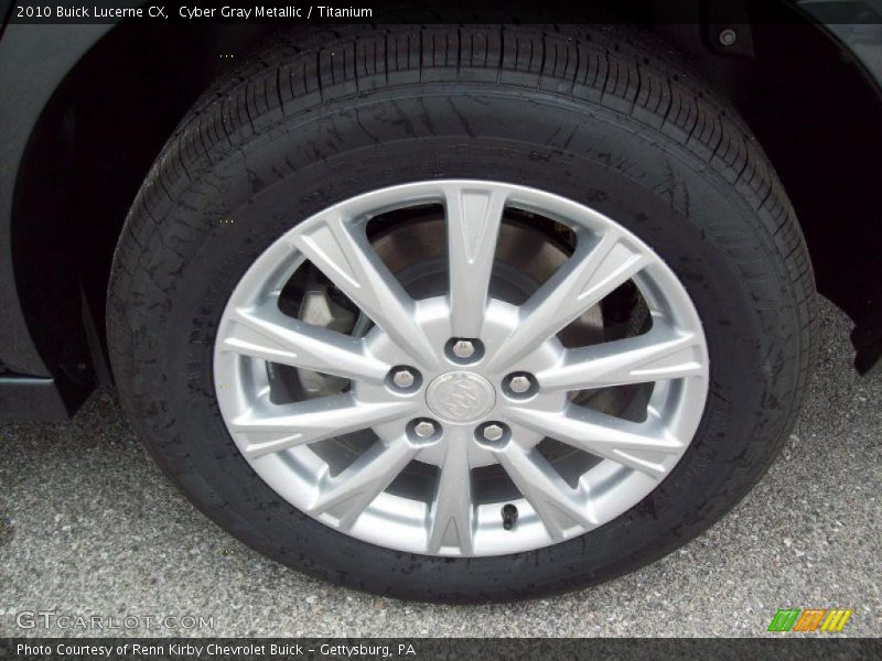 Cyber Gray Metallic / Titanium 2010 Buick Lucerne CX