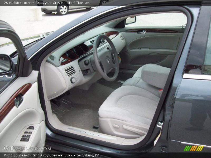 Cyber Gray Metallic / Titanium 2010 Buick Lucerne CX