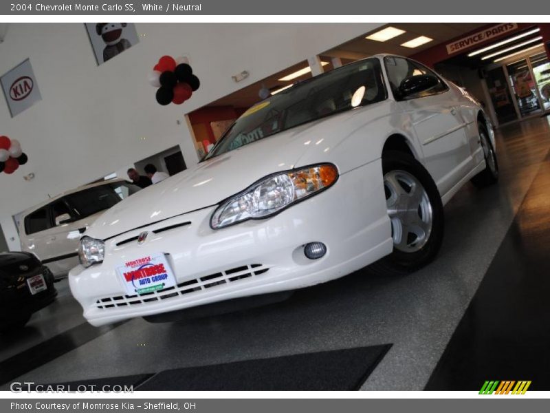 White / Neutral 2004 Chevrolet Monte Carlo SS