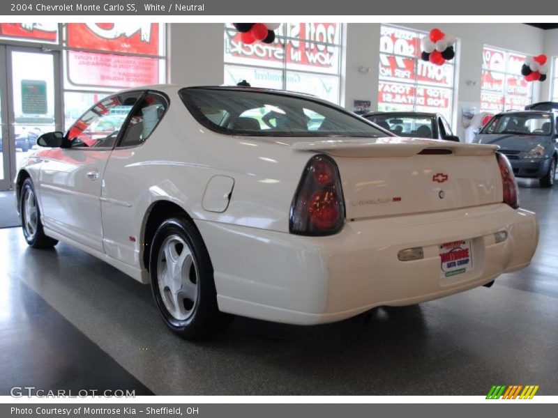 White / Neutral 2004 Chevrolet Monte Carlo SS