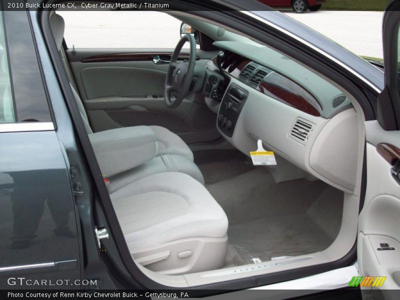 Cyber Gray Metallic / Titanium 2010 Buick Lucerne CX