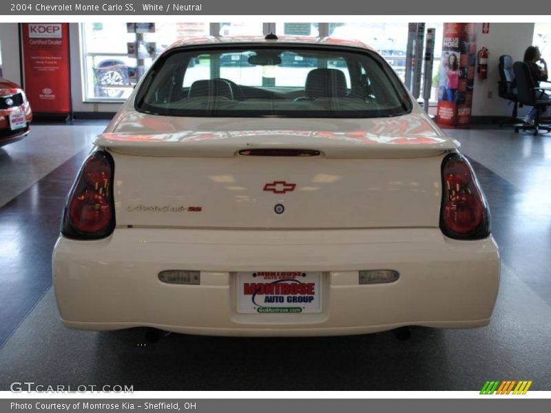 White / Neutral 2004 Chevrolet Monte Carlo SS