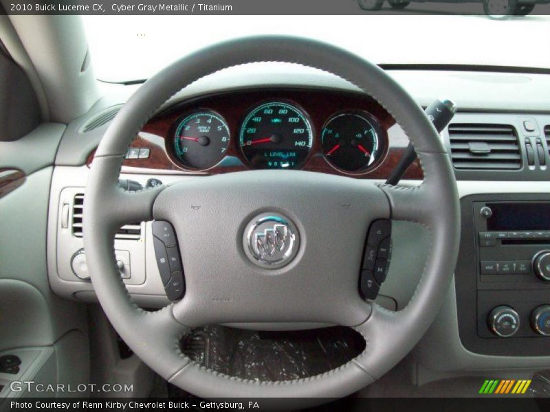 Cyber Gray Metallic / Titanium 2010 Buick Lucerne CX