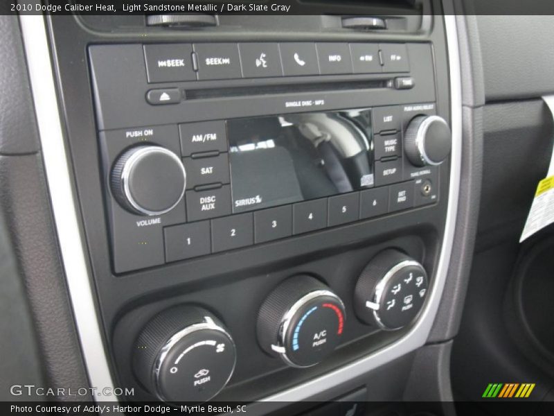 Light Sandstone Metallic / Dark Slate Gray 2010 Dodge Caliber Heat