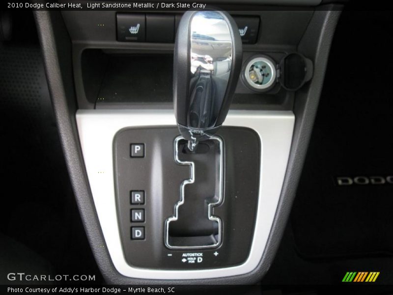 Light Sandstone Metallic / Dark Slate Gray 2010 Dodge Caliber Heat