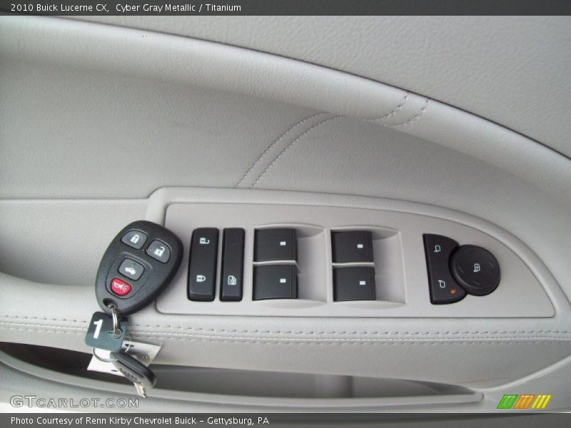 Cyber Gray Metallic / Titanium 2010 Buick Lucerne CX