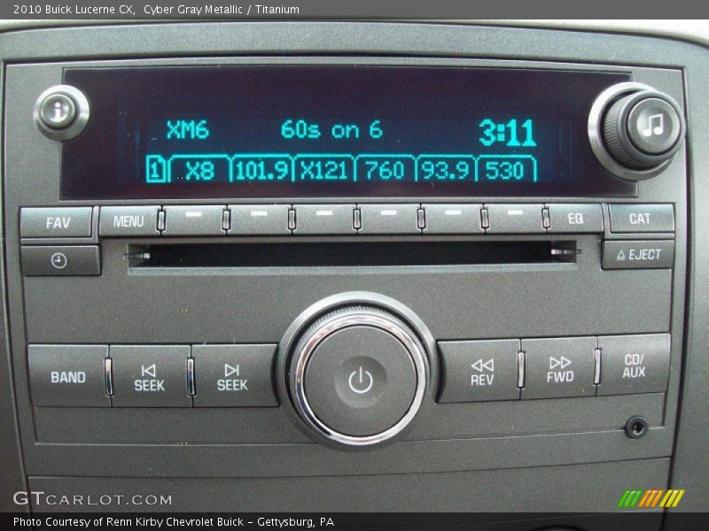 Cyber Gray Metallic / Titanium 2010 Buick Lucerne CX