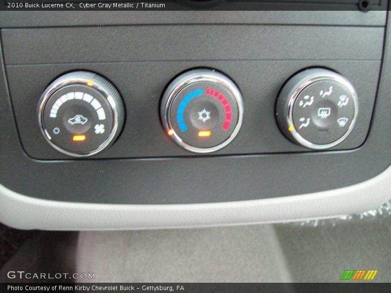 Cyber Gray Metallic / Titanium 2010 Buick Lucerne CX
