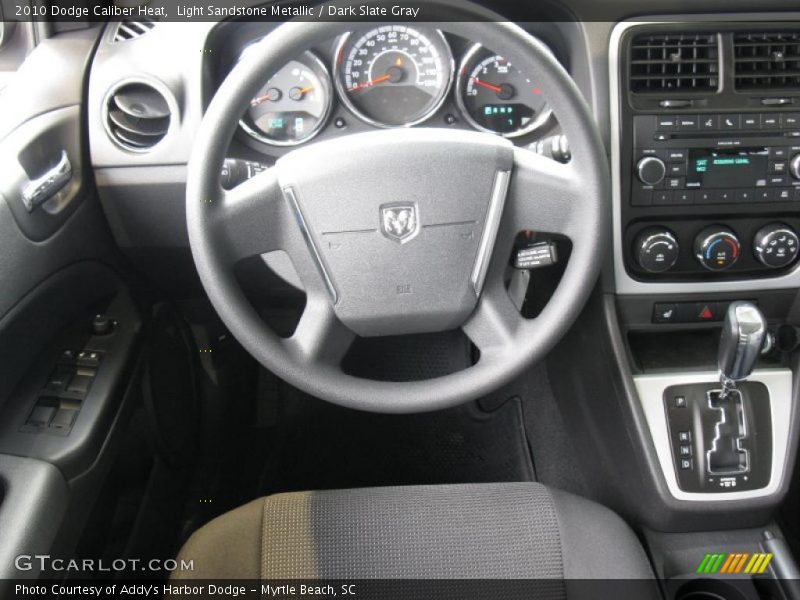 Light Sandstone Metallic / Dark Slate Gray 2010 Dodge Caliber Heat