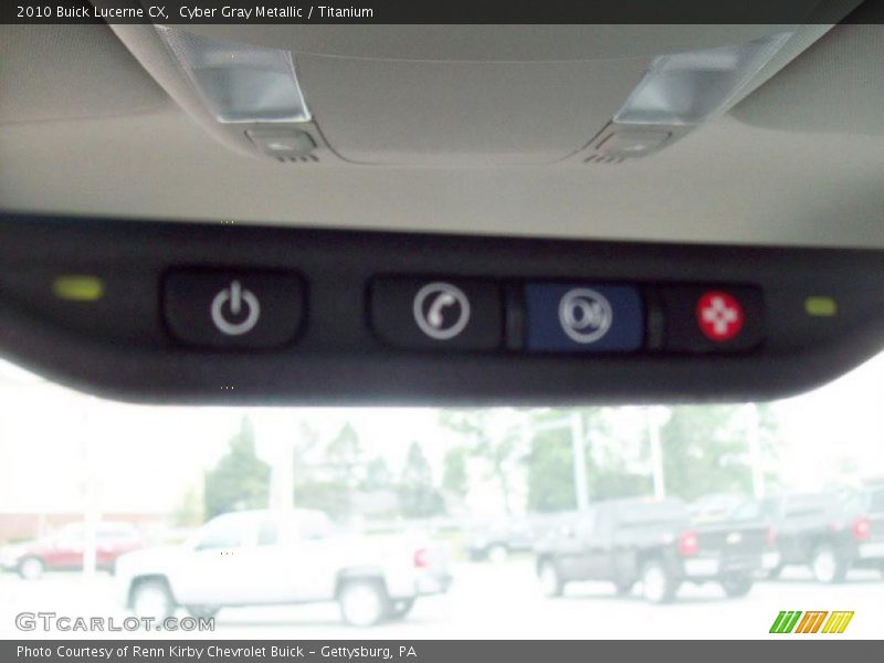 Cyber Gray Metallic / Titanium 2010 Buick Lucerne CX