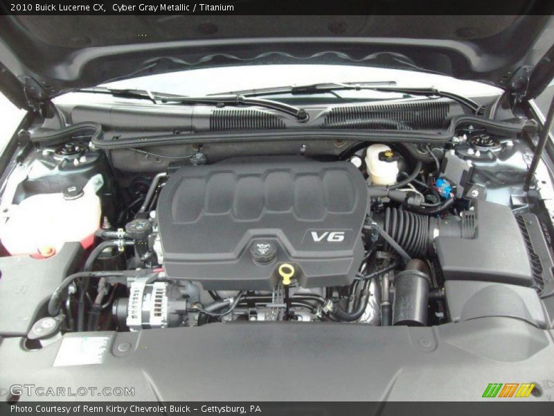 Cyber Gray Metallic / Titanium 2010 Buick Lucerne CX