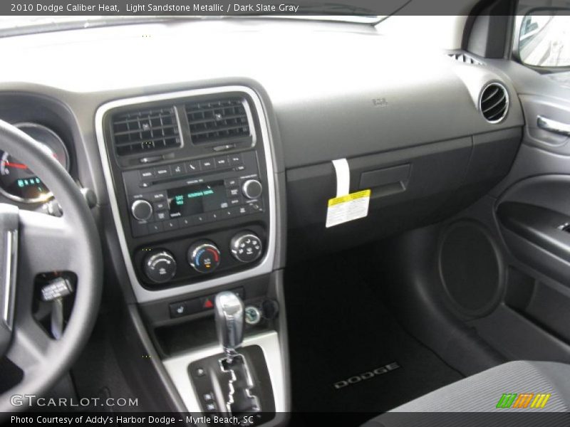 Light Sandstone Metallic / Dark Slate Gray 2010 Dodge Caliber Heat
