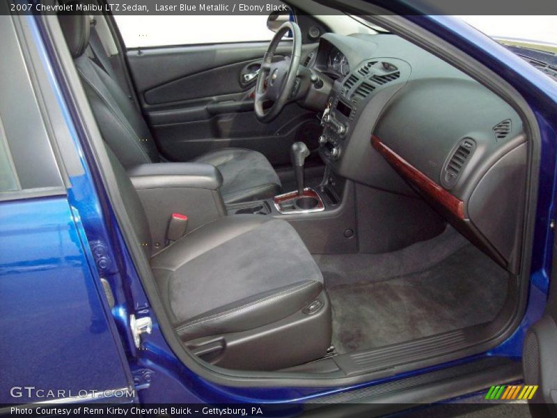 Laser Blue Metallic / Ebony Black 2007 Chevrolet Malibu LTZ Sedan