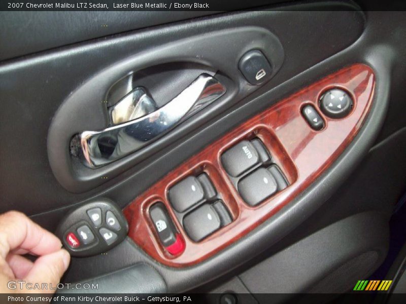 Laser Blue Metallic / Ebony Black 2007 Chevrolet Malibu LTZ Sedan