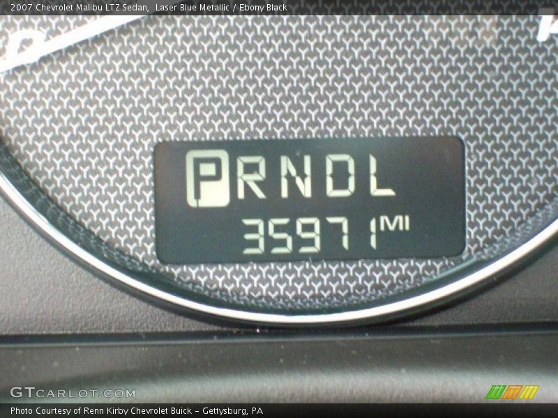 Laser Blue Metallic / Ebony Black 2007 Chevrolet Malibu LTZ Sedan