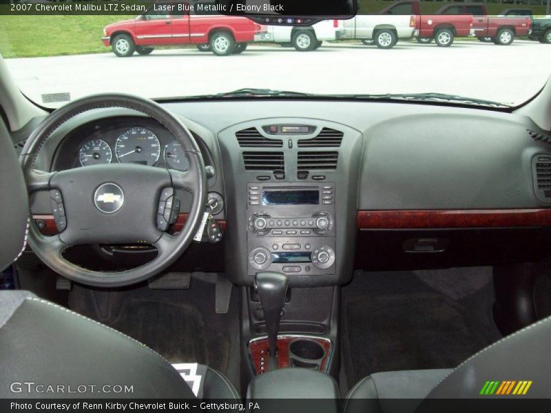 Laser Blue Metallic / Ebony Black 2007 Chevrolet Malibu LTZ Sedan