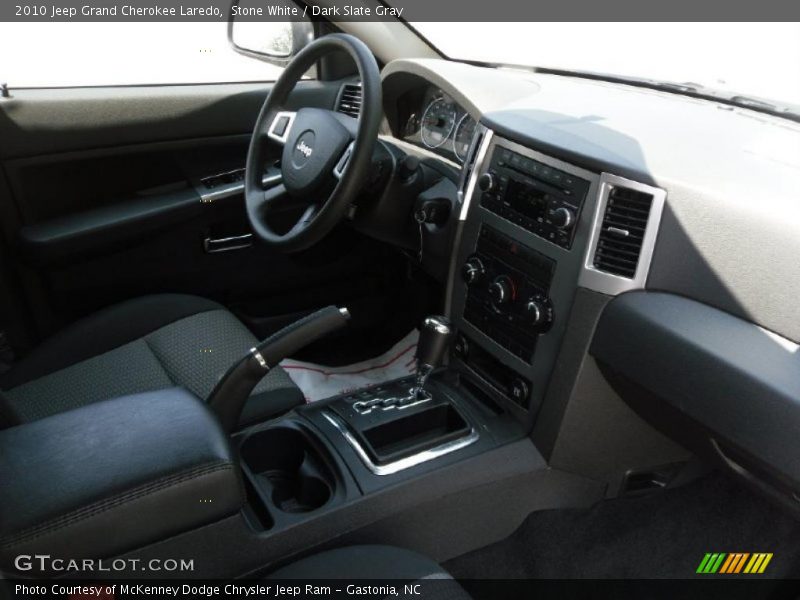 Stone White / Dark Slate Gray 2010 Jeep Grand Cherokee Laredo