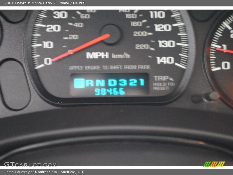 White / Neutral 2004 Chevrolet Monte Carlo SS
