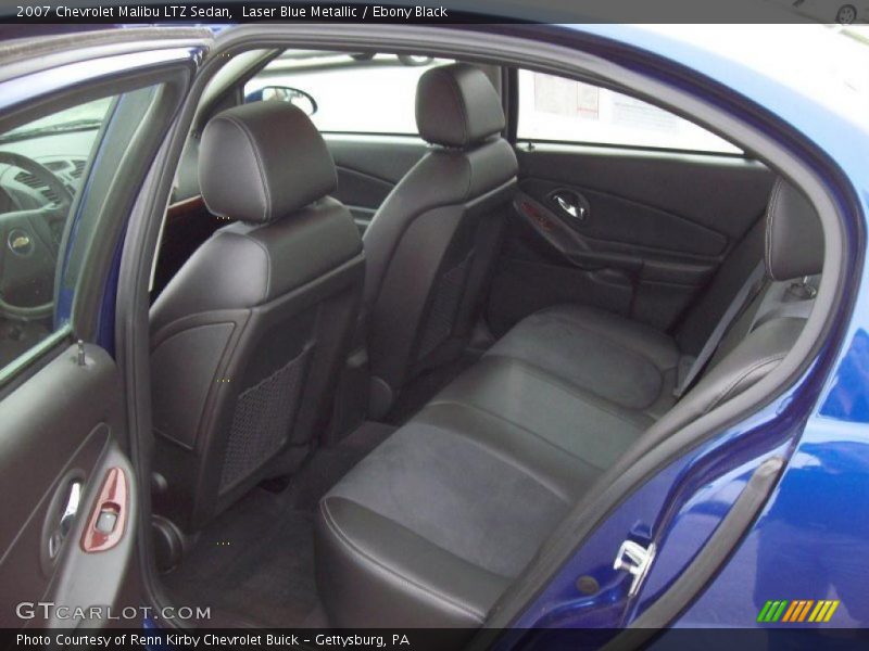 Laser Blue Metallic / Ebony Black 2007 Chevrolet Malibu LTZ Sedan