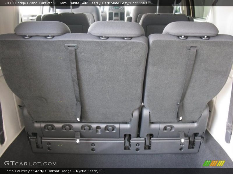 White Gold Pearl / Dark Slate Gray/Light Shale 2010 Dodge Grand Caravan SE Hero