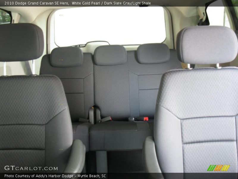 White Gold Pearl / Dark Slate Gray/Light Shale 2010 Dodge Grand Caravan SE Hero