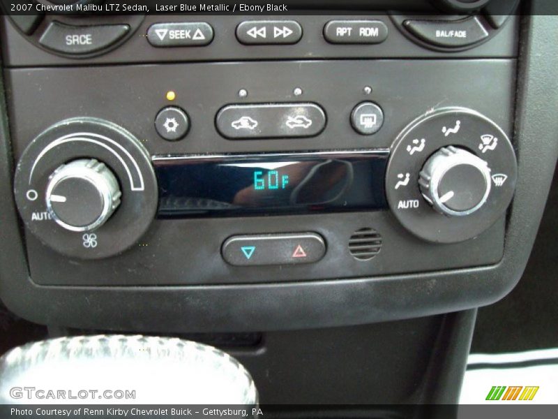 Laser Blue Metallic / Ebony Black 2007 Chevrolet Malibu LTZ Sedan